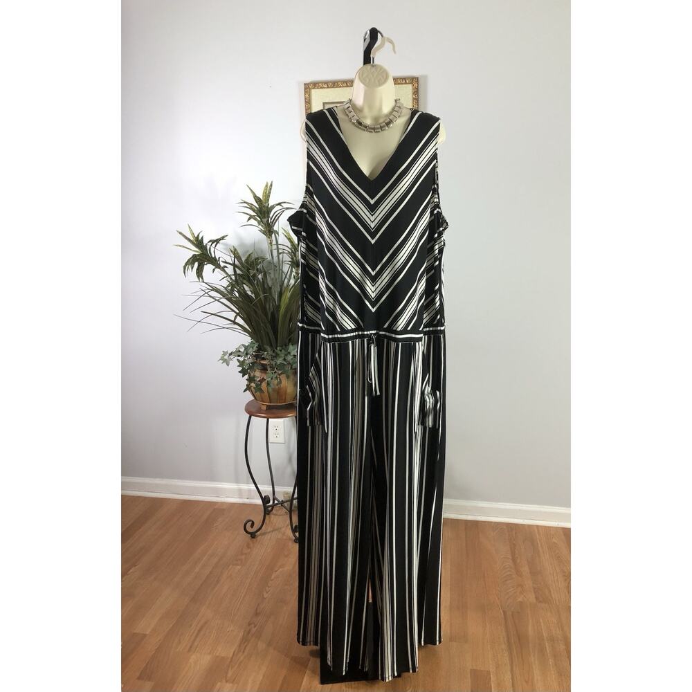 Nina Leonard Women Overall Jumpsuit Size 3X Sleeveless Y2K Fairy Core Whimsigoth